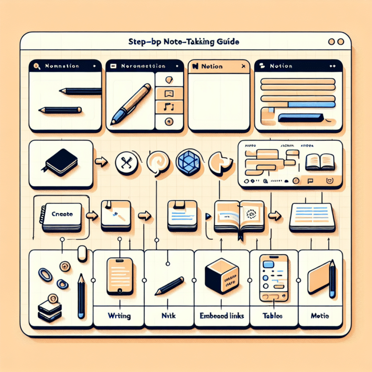 Step-by-Step Notion Guide for Note-Taking