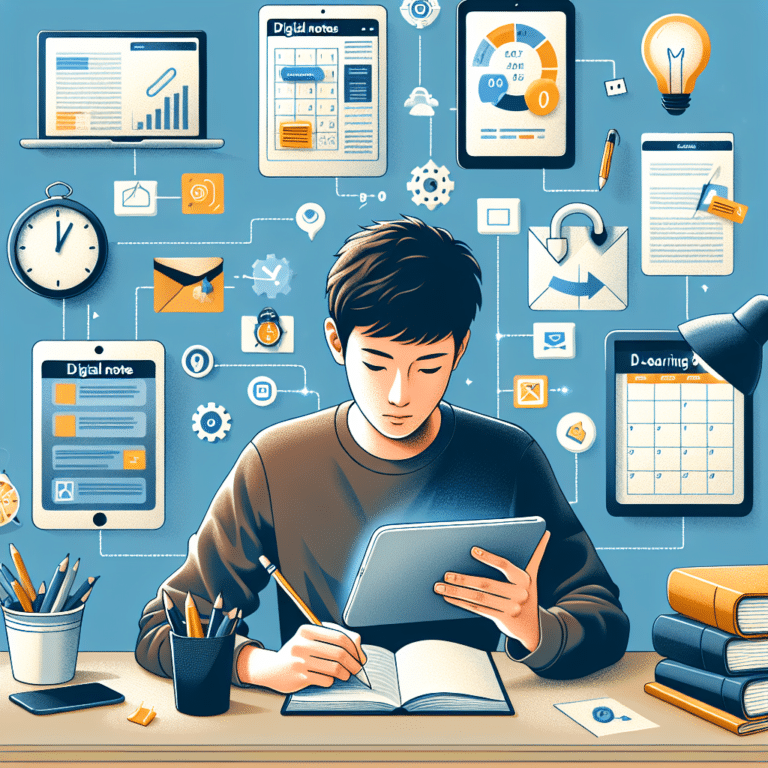 Digital Notes: Shaping a Student's Daily Study Routine