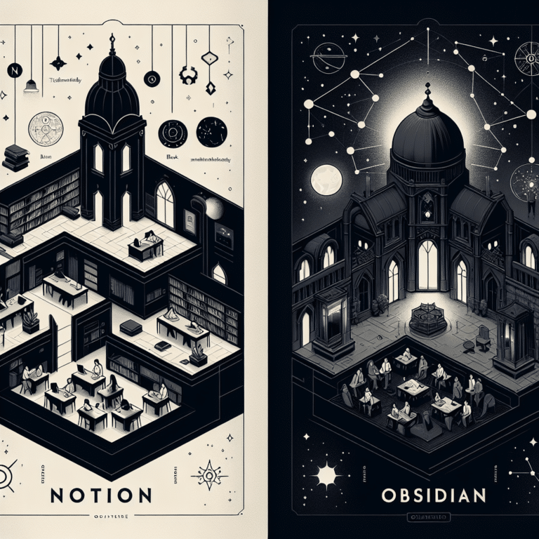 Comparison of Notion vs Obsidian for Students