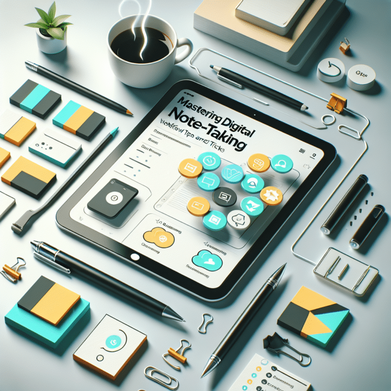 Mastering Digital Note-Taking: Workflow Tips and Tricks